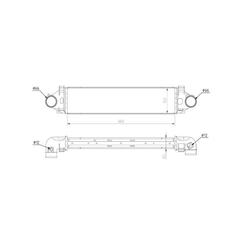 Intercooler MTR 13054896