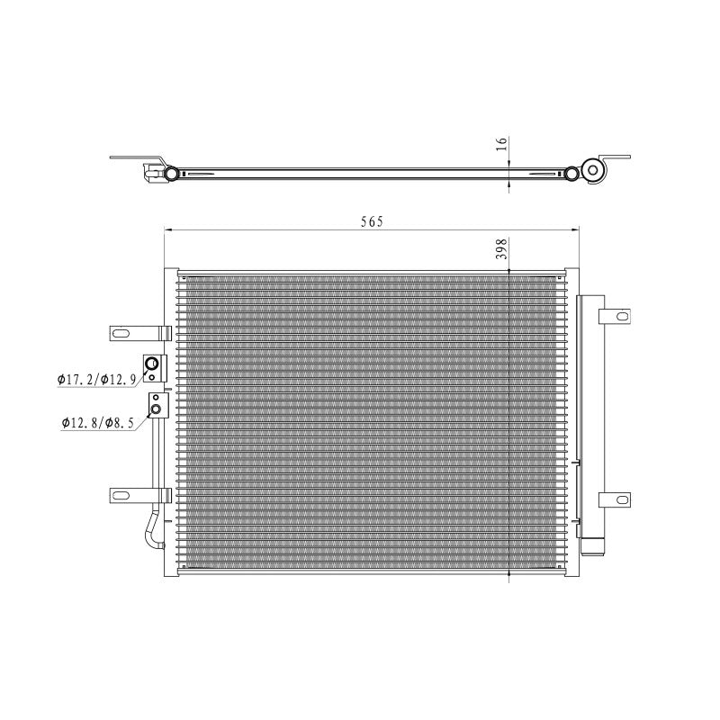 Radiator clima NRF 350471