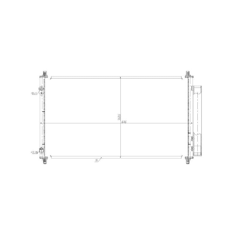 Radiator clima MTR 13054723