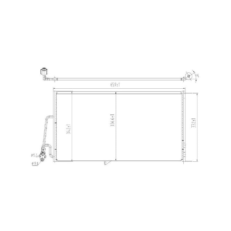 Radiator clima MTR 13054458