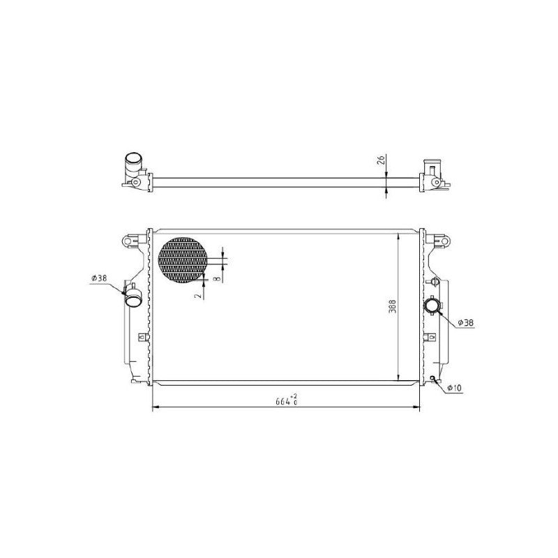 Radiator apa MTR 13054591