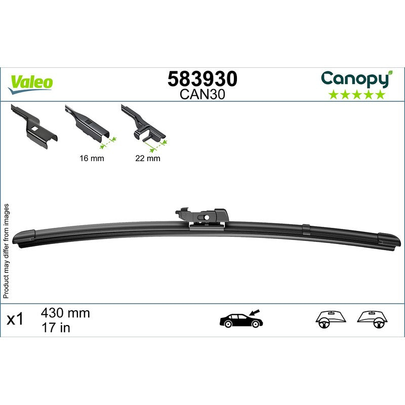 Lamela stergator VALEO 583930