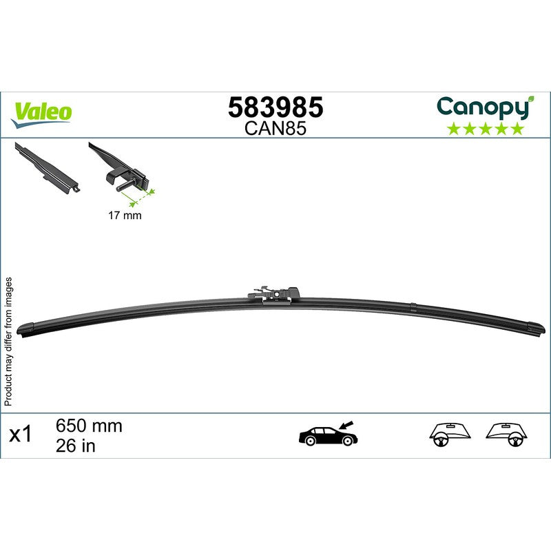 Lamela stergator VALEO 583985
