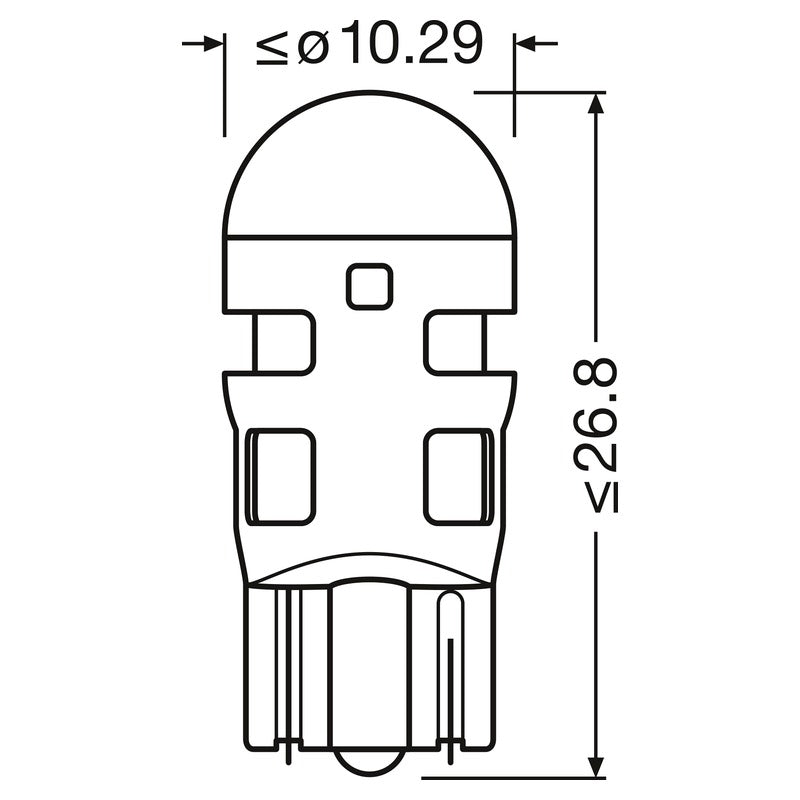 Bec plafoniera OSRAM 2825DWP-2BL