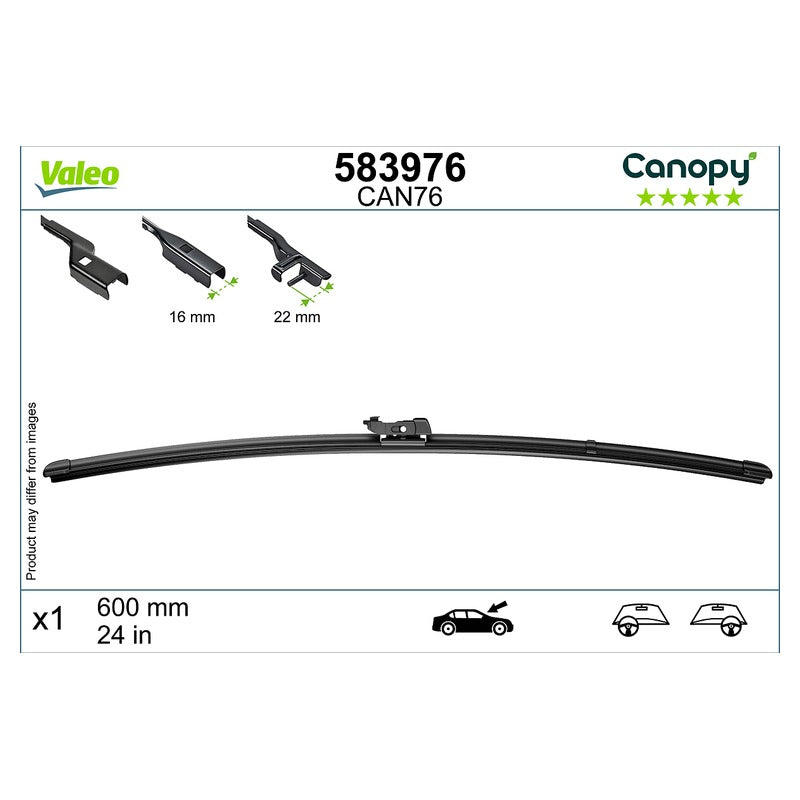 Lamela stergator VALEO 583976