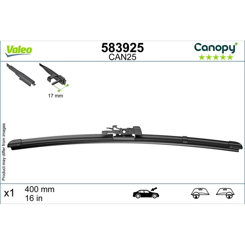 Lamela stergator VALEO 583925