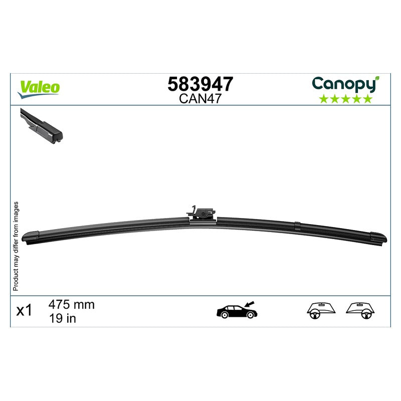 Lamela stergator VALEO 583947