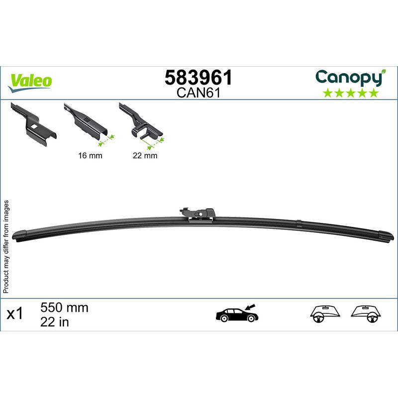 Lamela stergator VALEO 583961