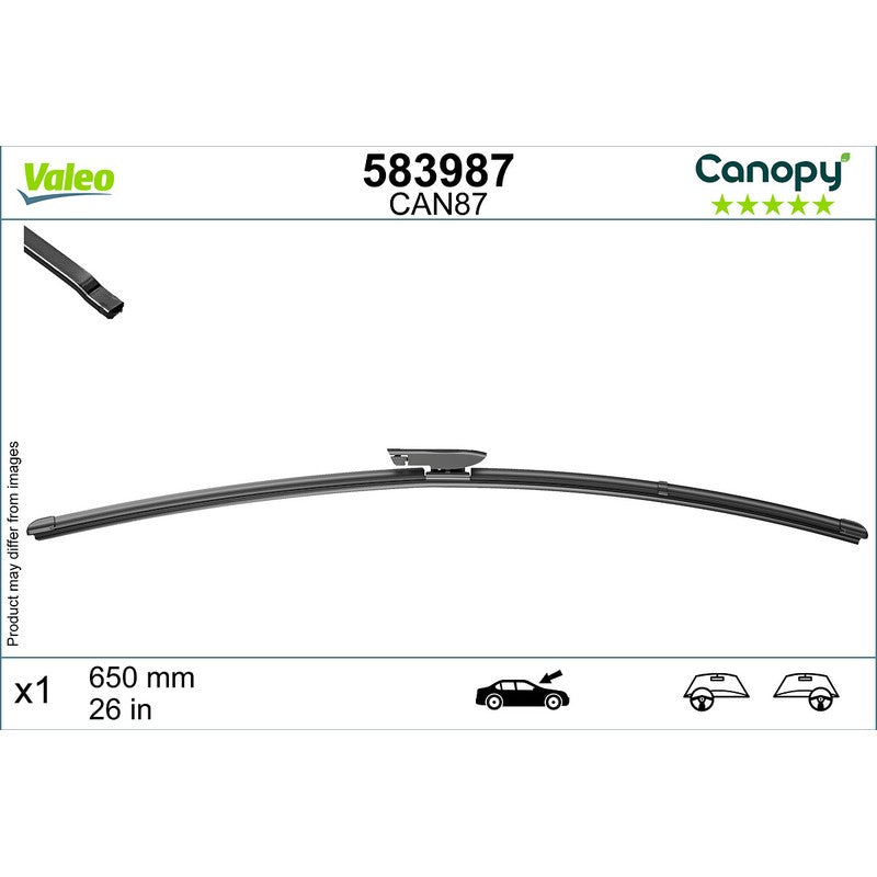 Lamela stergator VALEO 583987
