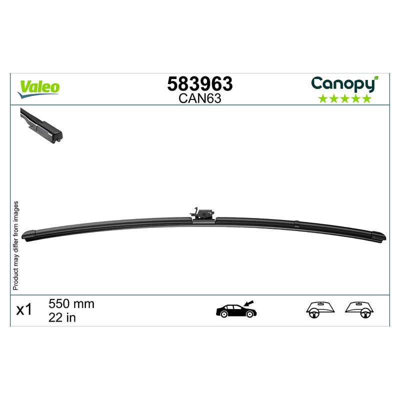 Lamela stergator VALEO 583963