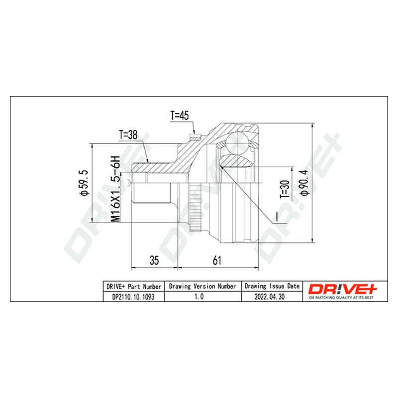 Kit cap planetara Dr!ve+ DP2110.10.1093