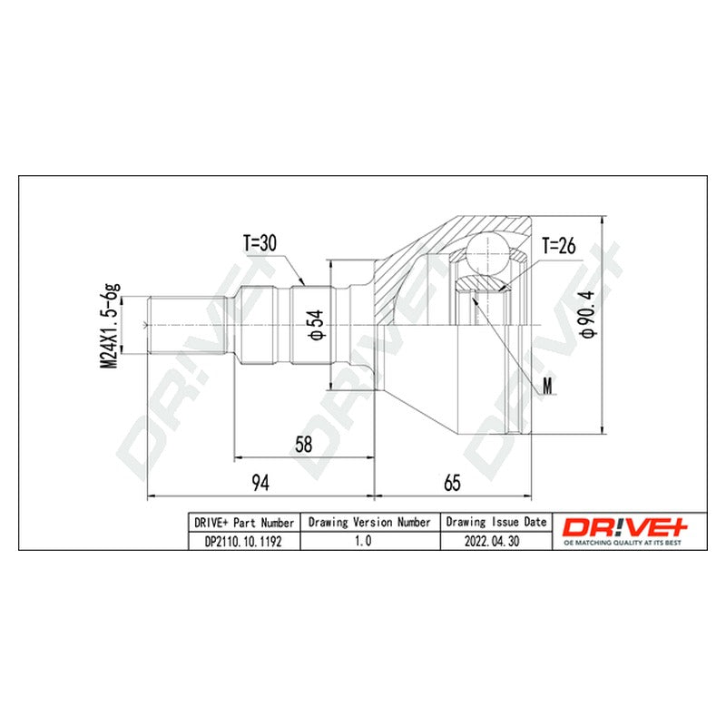 Kit cap planetara Dr!ve+ DP2110.10.1192