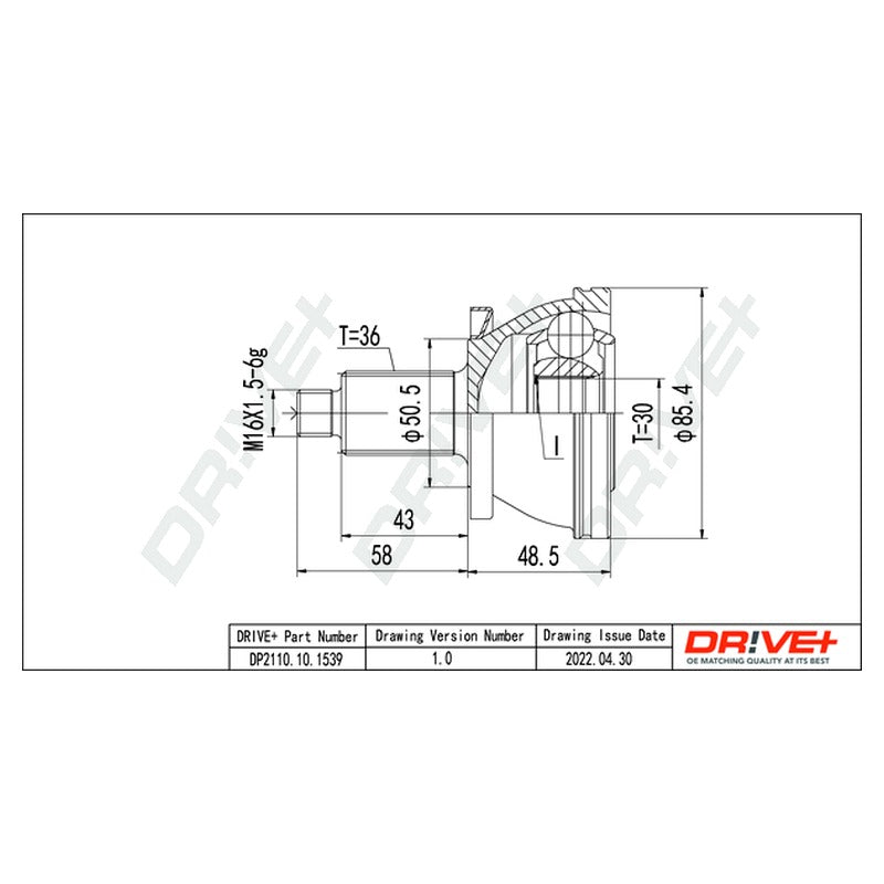 Kit cap planetara Dr!ve+ DP2110.10.1539