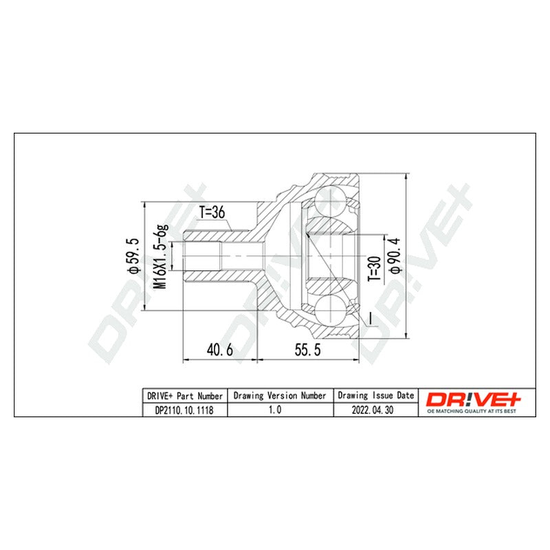 Kit cap planetara Dr!ve+ DP2110.10.1118