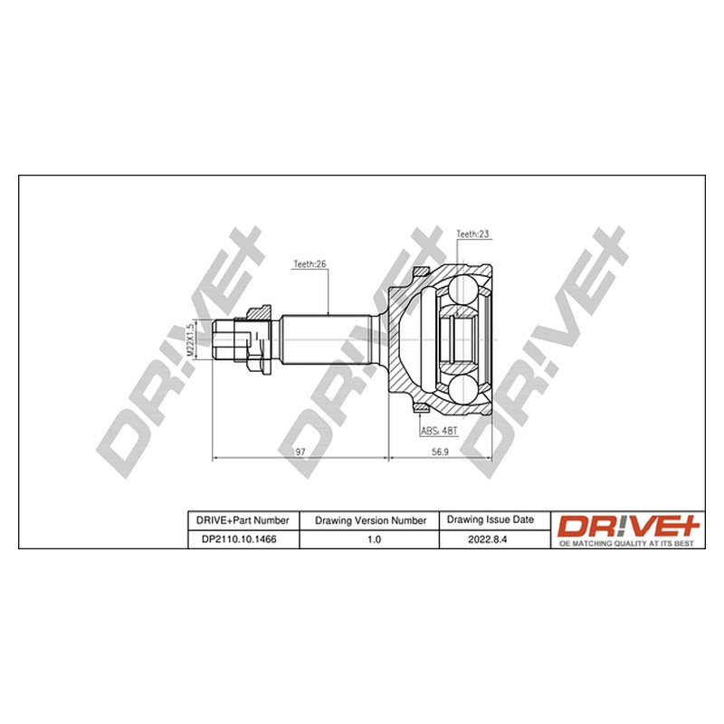 Kit cap planetara Dr!ve+ DP2110.10.1466