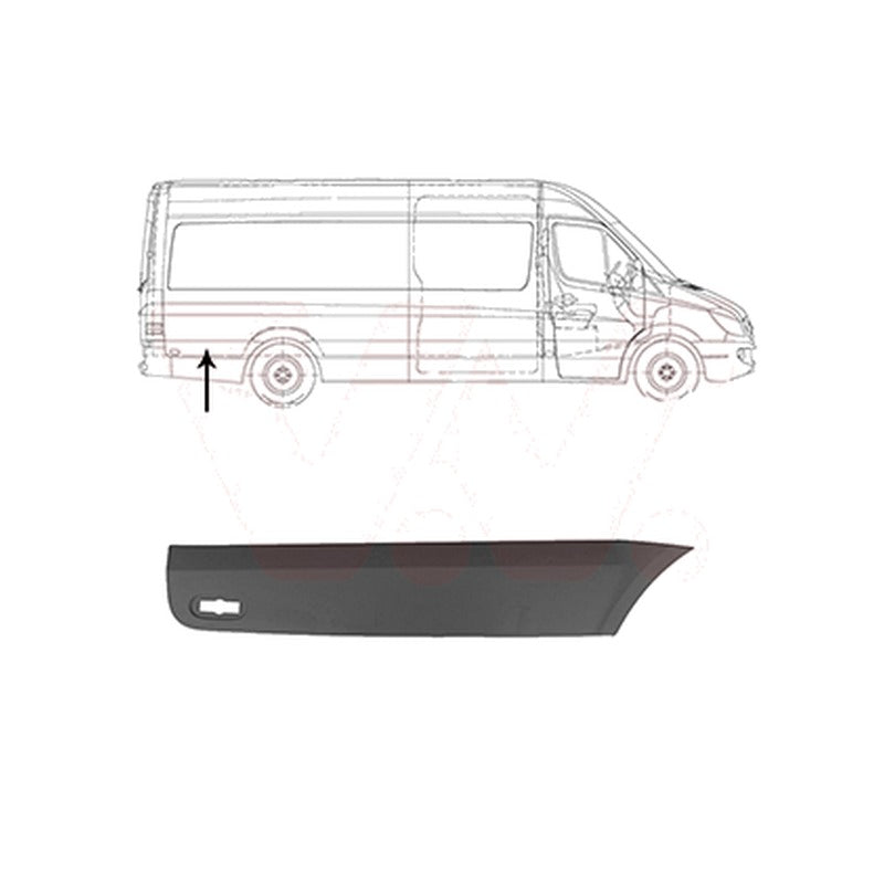 Trim/Protection Strip, quarter pane MTR 5862430