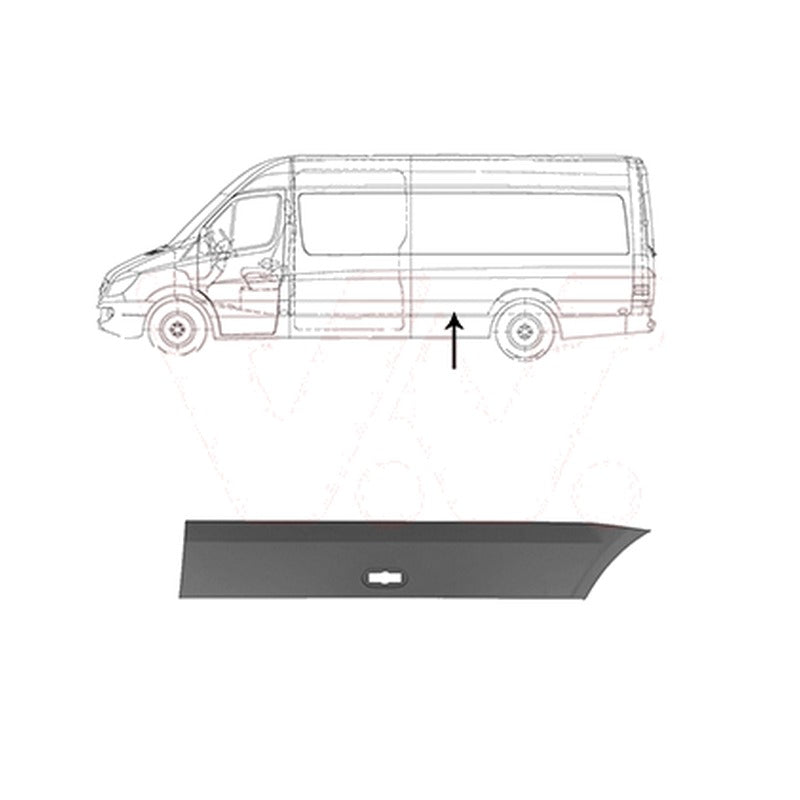 Trim/Protection Strip, quarter pane MTR 5862427