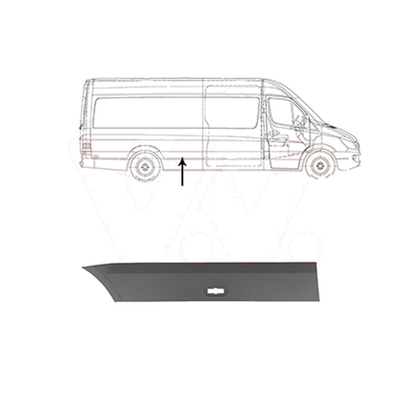 Trim/Protection Strip, quarter pane MTR 5862428
