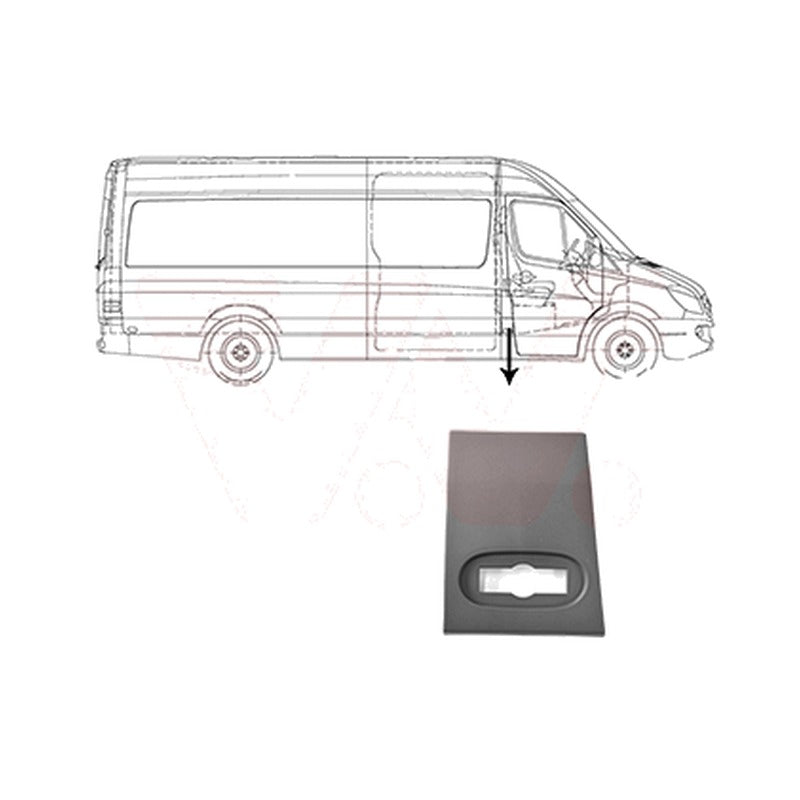 Trim/Protection Strip, quarter pane MTR 3077418