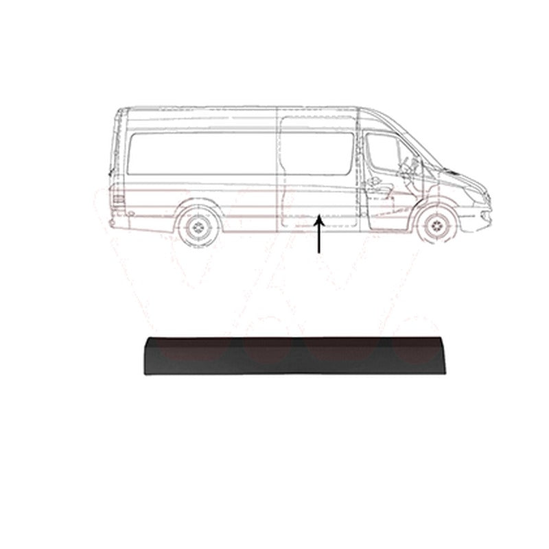 Trim/Protection Strip, quarter pane MTR 3077426