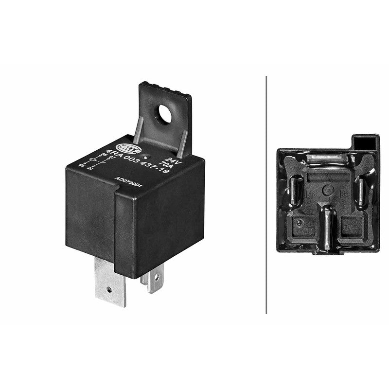 Relay, main current HELLA 4RA 003 437-181