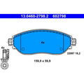 set placute frana,frana disc 13.0460-2798.2 ATE