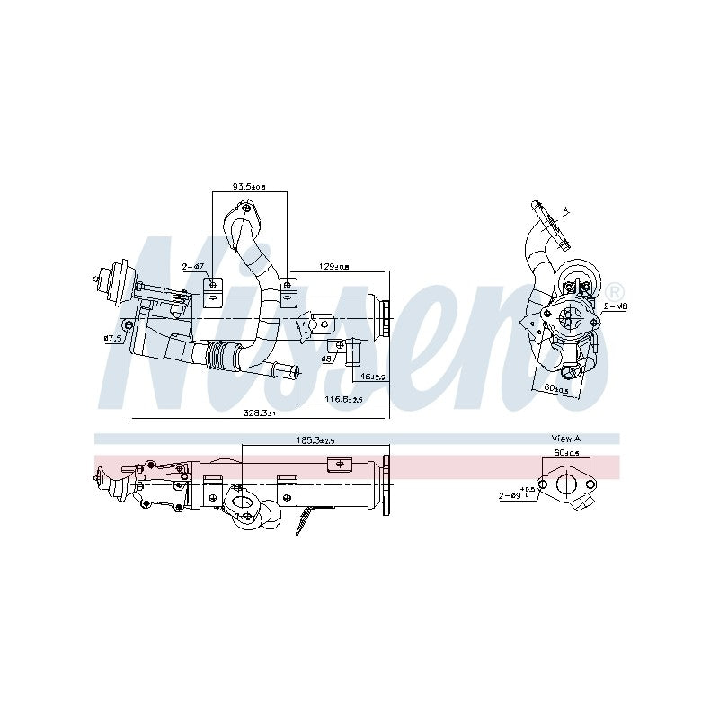 Racitor EGR NISSENS 989448