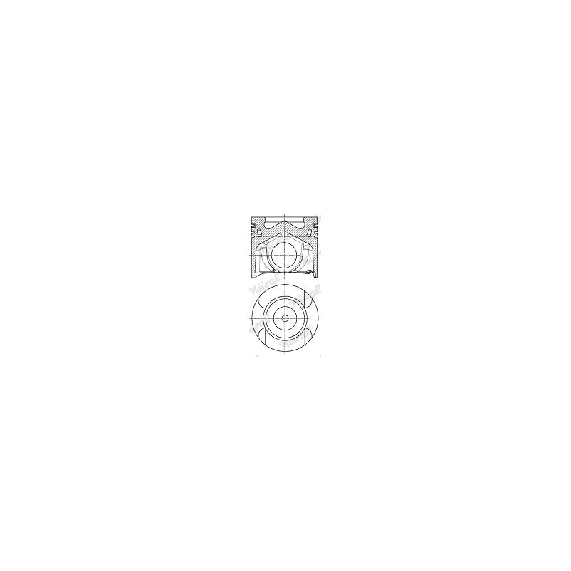 Piston NURAL 87-433407-10