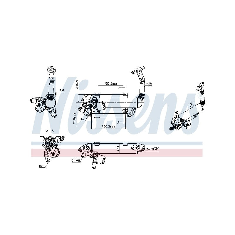 Racitor EGR NISSENS 989275