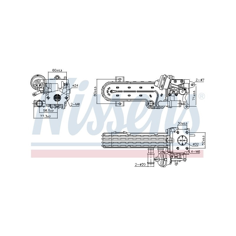 Racitor EGR NISSENS 989413
