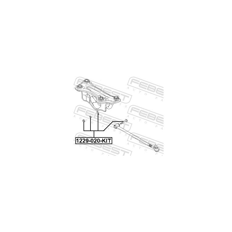 Set suruburi corectie camber FEBEST 1229-020-KIT