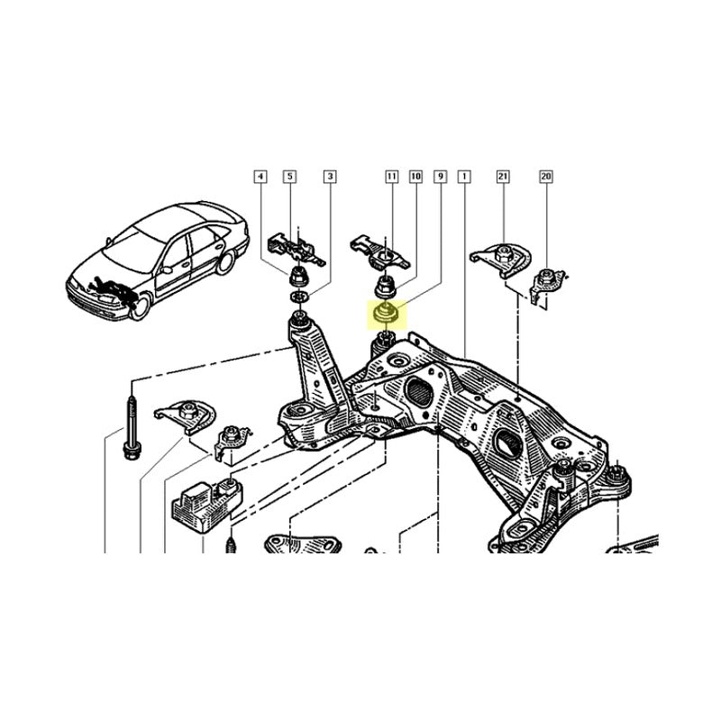Piesa OE RENAULT OE 7705001422