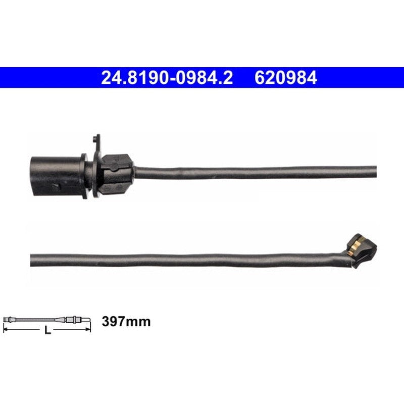 senzor de avertizare,uzura placute de frana 24.8190-0984.2 ATE
