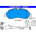 set placute frana,frana disc 13.0460-3875.2 ATE