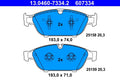 Set placute frana ATE 13.0460-7334.2