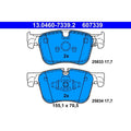 set placute frana,frana disc 13.0460-7339.2 ATE
