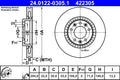 Disc frana ATE 24.0122-0305.1