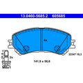 set placute frana,frana disc 13.0460-5685.2 ATE