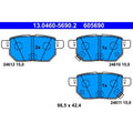 set placute frana,frana disc 13.0460-5690.2 ATE