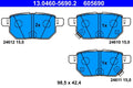 Set placute frana ATE 13.0460-5690.2