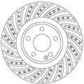 Disc frana DF6633S TRW