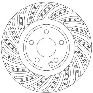 Disc frana TRW DF6633S