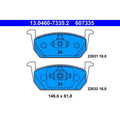 Set placute frana ATE 13.0460-7335.2