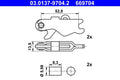 Kit accesorii saboti frana de mana ATE 03.0137-9704.2