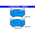 set placute frana,frana disc 13.0460-4700.2 ATE