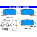 set placute frana,frana disc 13.0460-5507.2 ATE