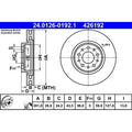 Disc frana 24.0126-0192.1 ATE