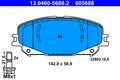 Set placute frana ATE 13.0460-5688.2
