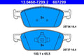 Set placute frana ATE 13.0460-7299.2