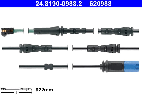 Senzor uzura placute frana ATE 24.8190-0988.2